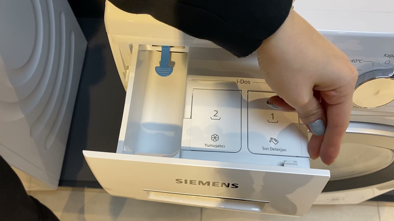Siemens 9 KG 1200 Devir IQ500 Seri I-Doslu Çamaşır Makinesi(Wm12us90tr ) -  YouTube
