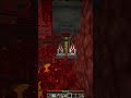 Minecraft Insane Clutch In Nether😮 #minecraft #shorts