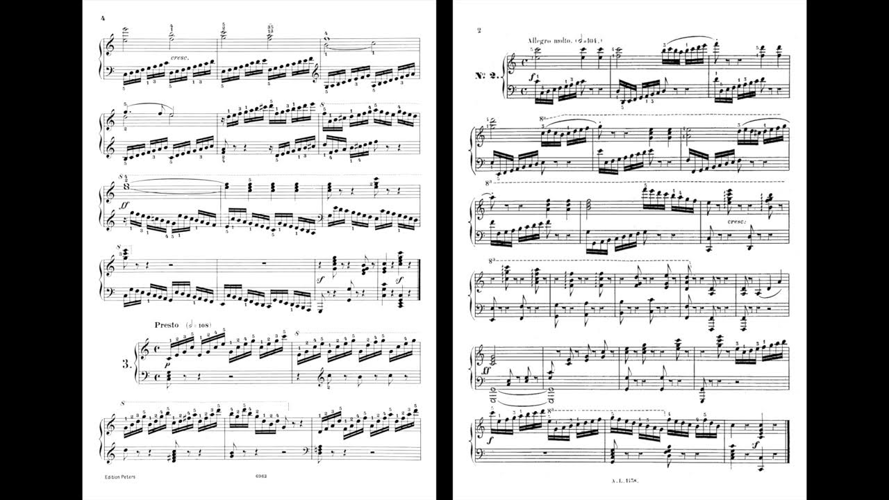 C. Czerny – Op. 299 n. 2 for two pianos - YouTube