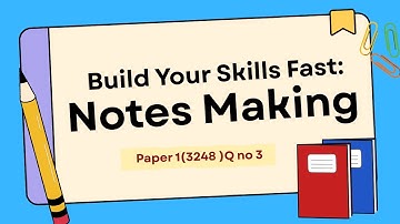 O Level Urdu 3248 / IGCSE Question No. 3 | Notes Making | Full-Marks Strategy & Exam Tips