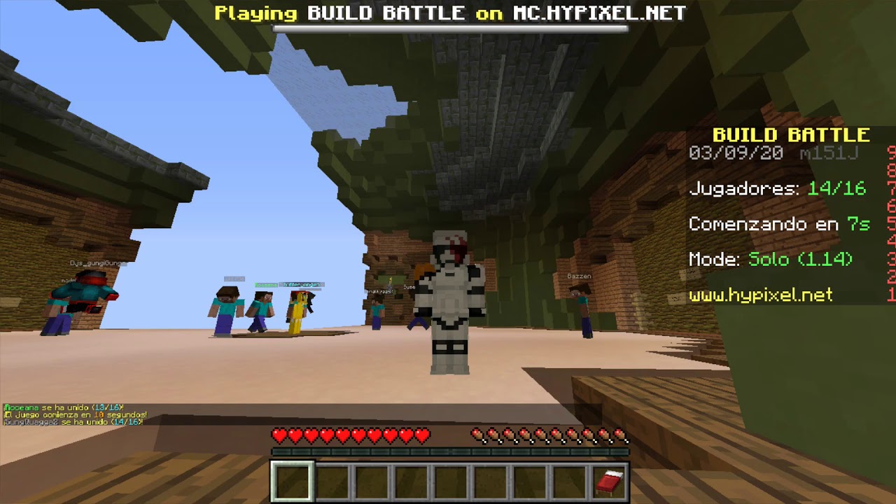 MINECRAFT | BUILD BATTLE #01 | PRIMERAS CONSTRUCCIONES - YouTube