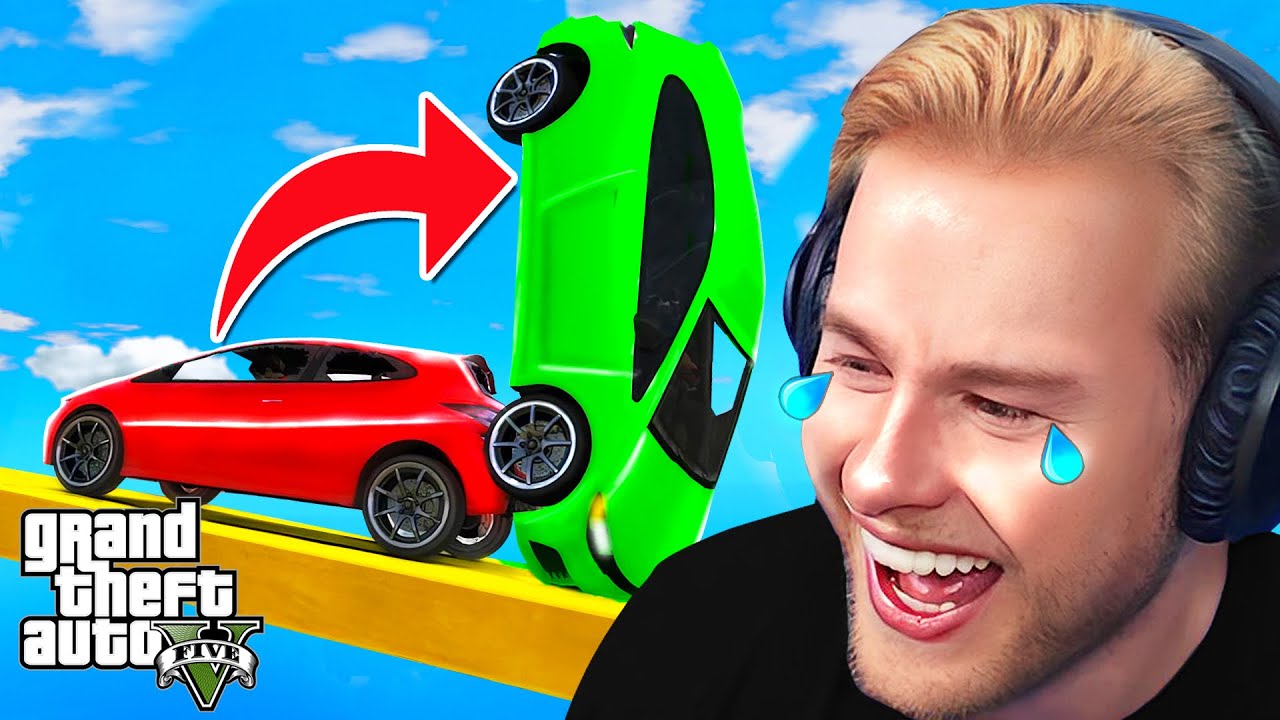 IK KOM NIET MEER BIJ VAN HET LACHEN! 😂 - GTA 5 Races (Nederlands)