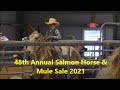 48th Annual Salmon Horse & Mule Sale