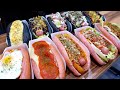 미친 토핑의 몬스터 핫도그!? 반죽 부터 토핑까지 직접 만드는 블랙핑크 수제 핫도그 Real handmade hotdog making - Korean street food