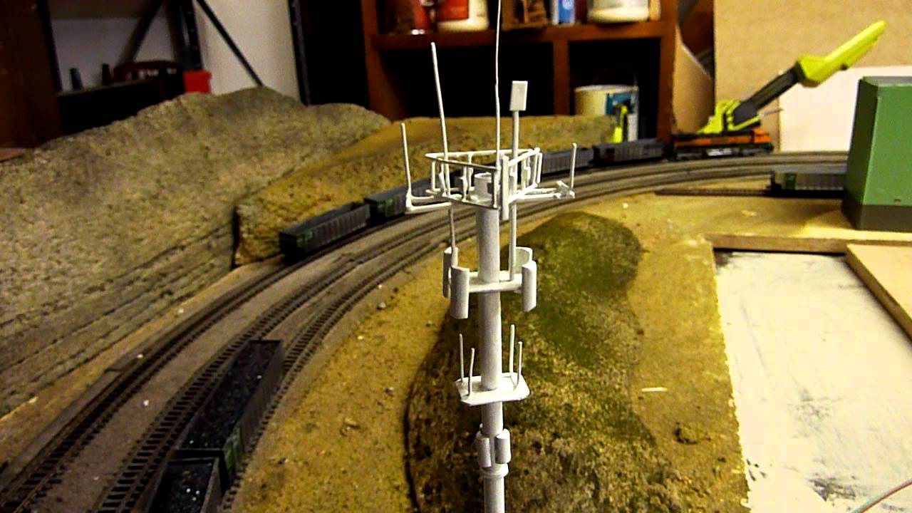 N scale cell tower YouTube