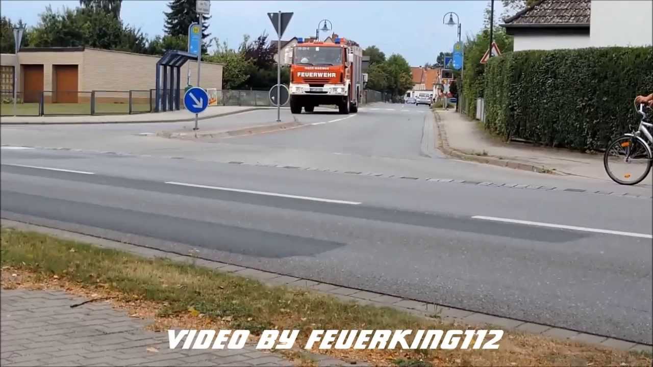 Alarm Feuerwehr Lengede - F2 Flächenbrand - 2 Perspektiven [FullHD]