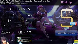 Osu Std Kda Popstars - Dt & Hr