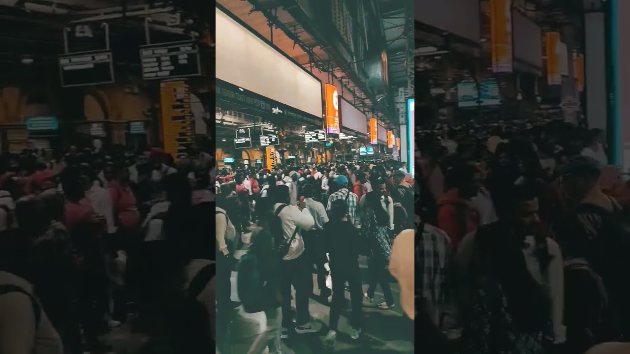 Mumbai CSTM on Normal Days 