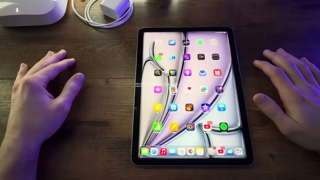 iPad Air M4 unboxing 💙 Apple Pencil Pro first look & setup - YouTube