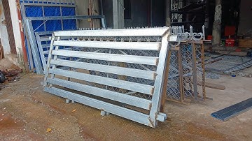 mẫu HÀNG RÀO lưới với sắt hộp 3x9 ,cửa cổng cnc (lắp đặt ở Sóc Trăng )/ptvl tập 137