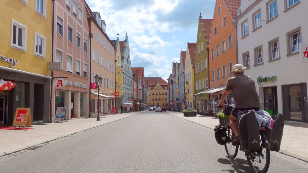 Cycling through DONAUWÖRTH – Bavaria, Germany