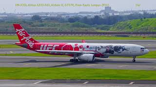 Airasia X UFC Livery A333 Landing TPE 