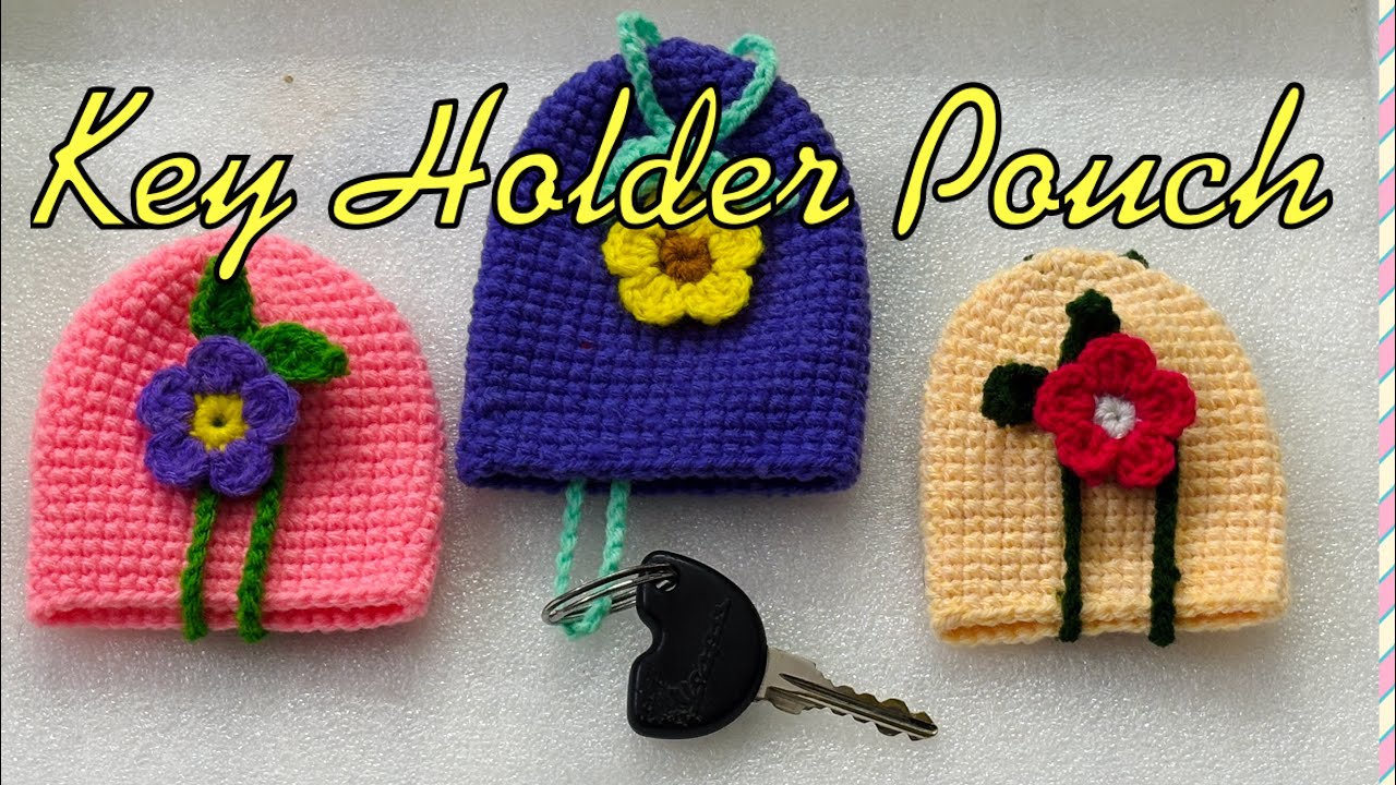 Key Holder Pouch Tutorial Malayalam || Amigrumi||WhatsApp ‪85903 37821‬