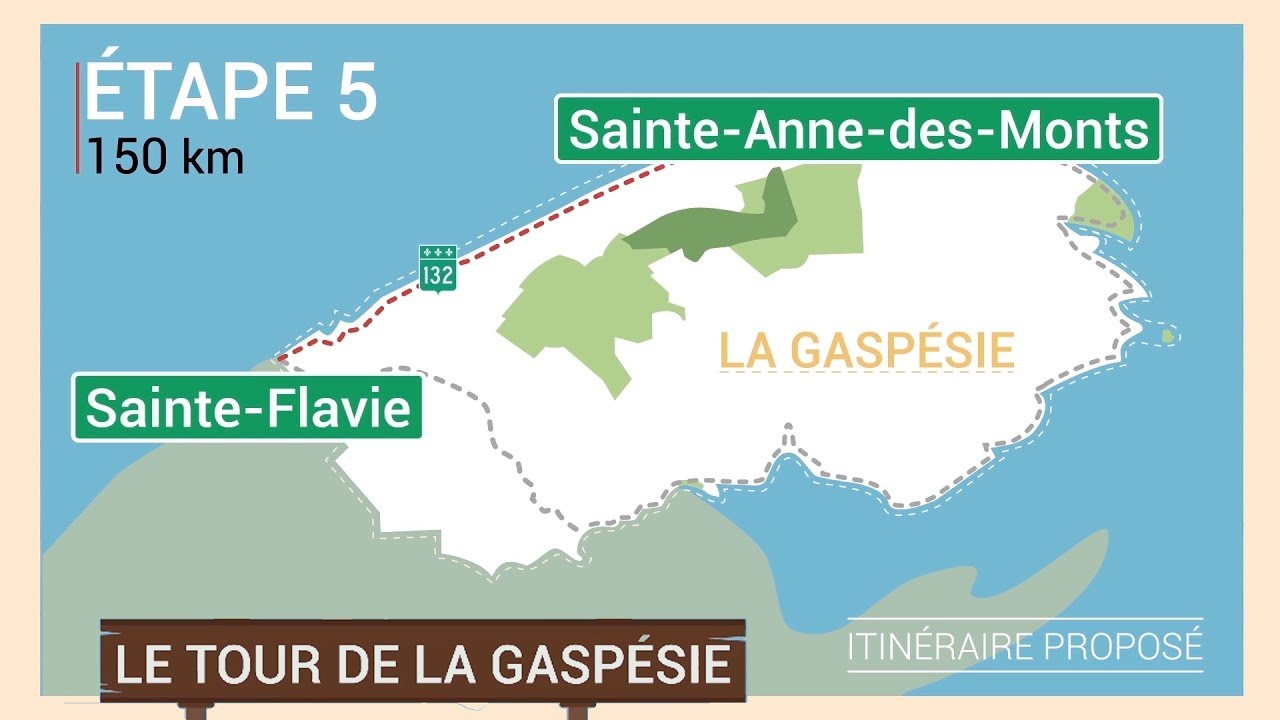 Le tour de la Gaspésie - Étape 5 de Sainte-Anne-des-Monts à Sainte-Flavie | Québec maritime