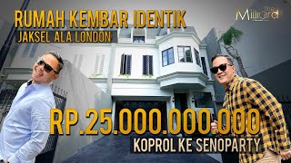 SOUTH SEASON LONDON STYLE!! IDENTICAL TWIN HOUSES WORTH 25 BILLION, DOUBLE-DOWN TO SENOPARTY!!! T...