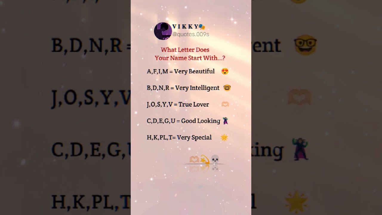 your name starts with 😜😘 comment || 