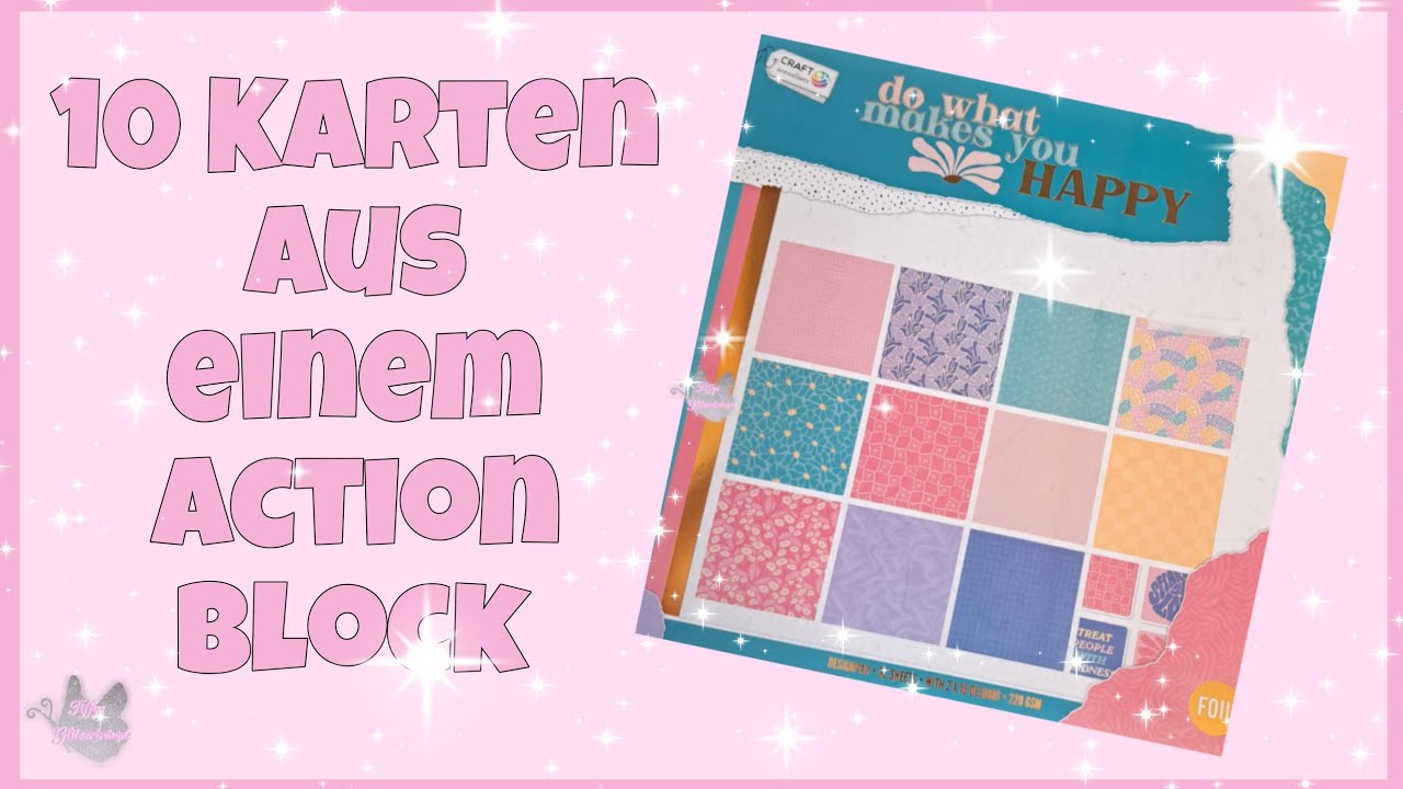 💕 10 Karten aus einem Action Block 💕 - YouTube