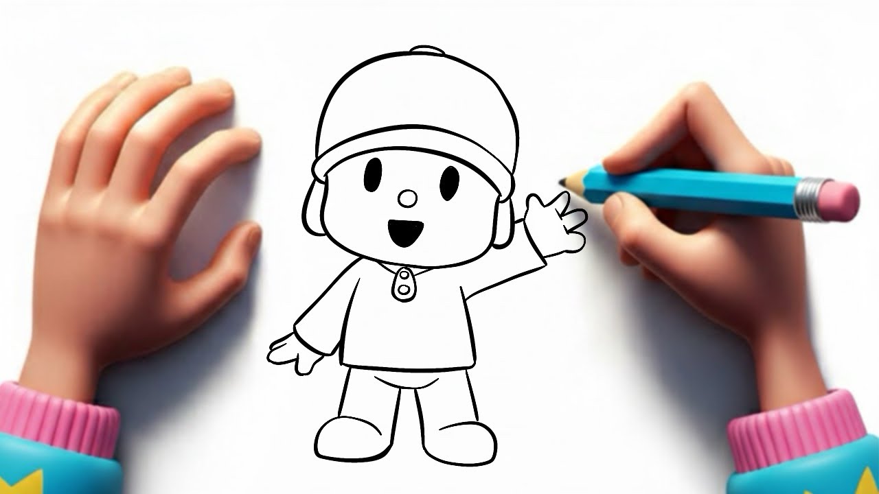 Como desenhar o POCOYO passo a passo | Capitã Desenho - YouTube