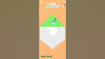 Paper Fold Level 24 Gameplay (Android, iOS) #paperfold #shorts #youtubeshorts