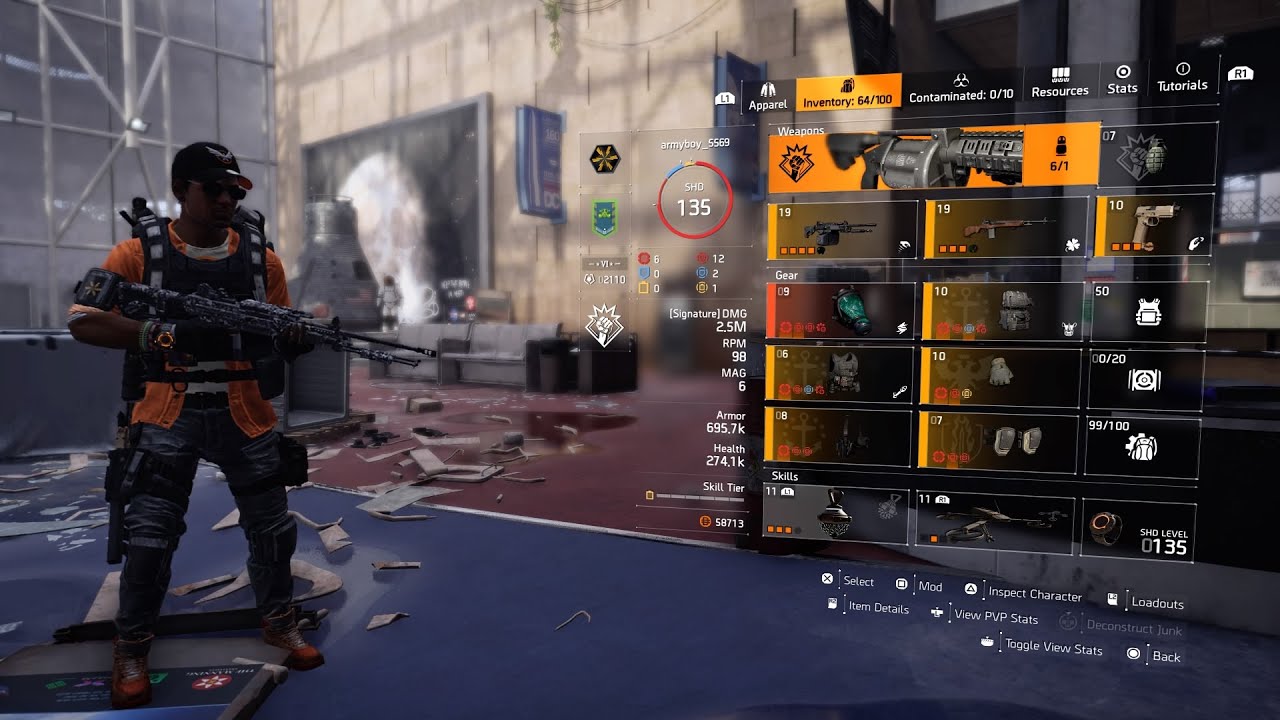 Tom Clancy's The Division® 2 Warlords of New York TU8 LMG DPS Build YouTube