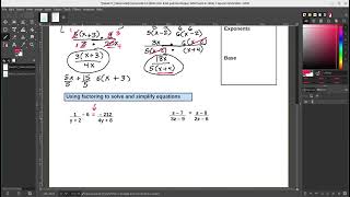 Algebra - Week #17 - Class Notes p. 1-2