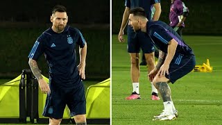MESSI IS READY!  | Argentina final training session ahead of World Cup Final against France