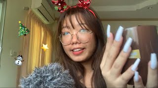 ASMR // Doing your Christmas Makeup 🎄⭐️ ( 5 minutes)