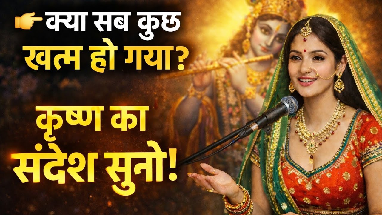 संकट में मत घबराओ – भगवान श्री कृष्ण का शक्तिशाली संदेश | Krishna Motivation