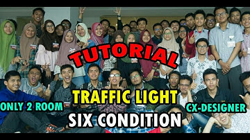 [CILUKBA #44] TRAFFIC LIGHT SIX CONDITION IN CX-PROGRAMMER (CX-DESIGNER + ONLY 2 ROOM)