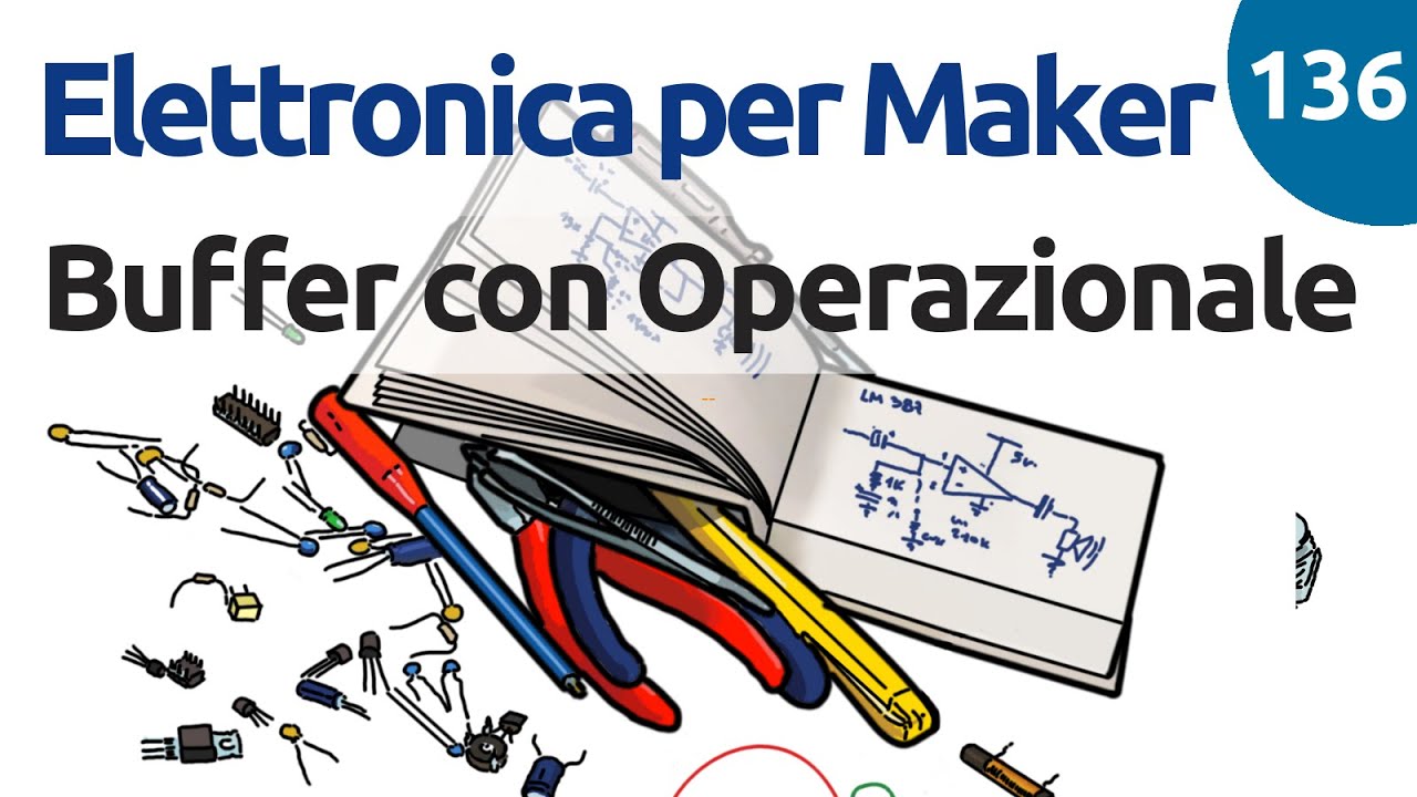 Buffer con Amplificatore Operazionale e retroazione negativa - Video 136