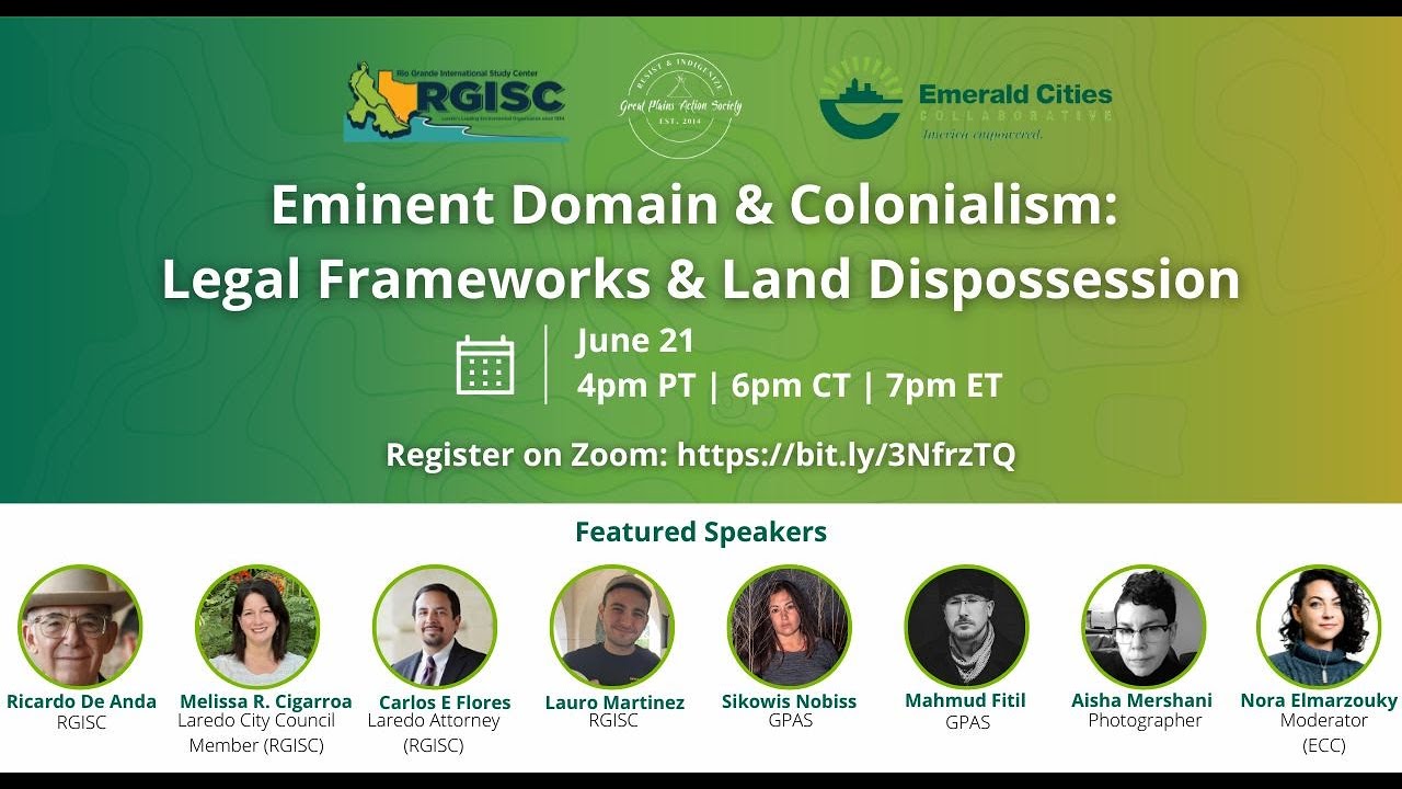 Eminent Domain and Colonialism Legal Frameworks and Land Dispossession YouTube