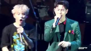 [ZICO FANCAM] 20160727-20160728 Block B Live Tour ~2016 SHOWDONW 'S'~ YOKOHAMA :: 로맨틱하게 Romantically