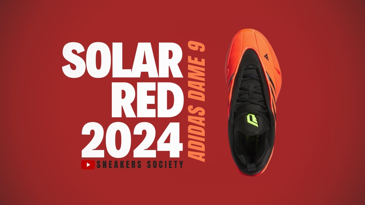 SOLAR RED 2024 Adidas Dame 9 | DETAILED LOOK + PRICE