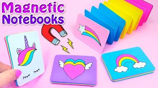 DIY MAGNETIC MINI NOTEBOOKS - DIY BACK TO SCHOOL