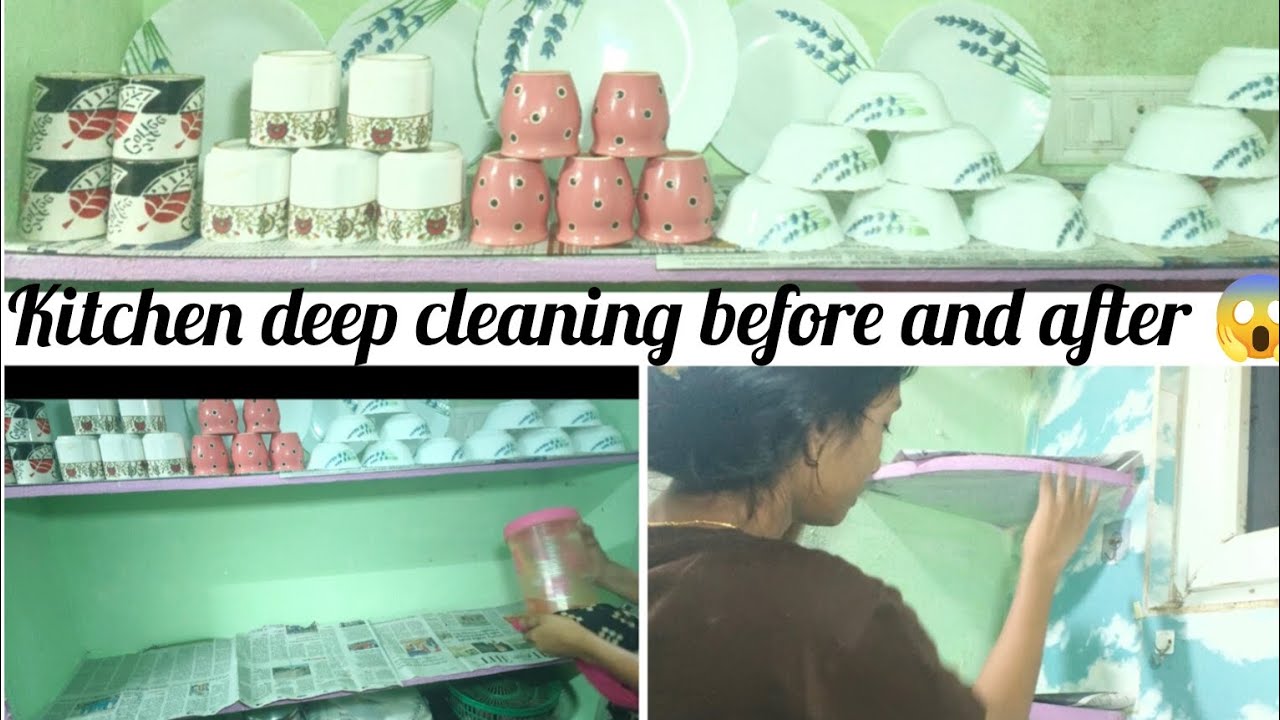 ఫుల్ కిచెన్ డీప్ క్లీనింగ్ డే 🧽 | బిఫోర్ & ఆఫ్టర్ షాక్ 😲 |Deep Cleaning & Smart Organizing Ideas