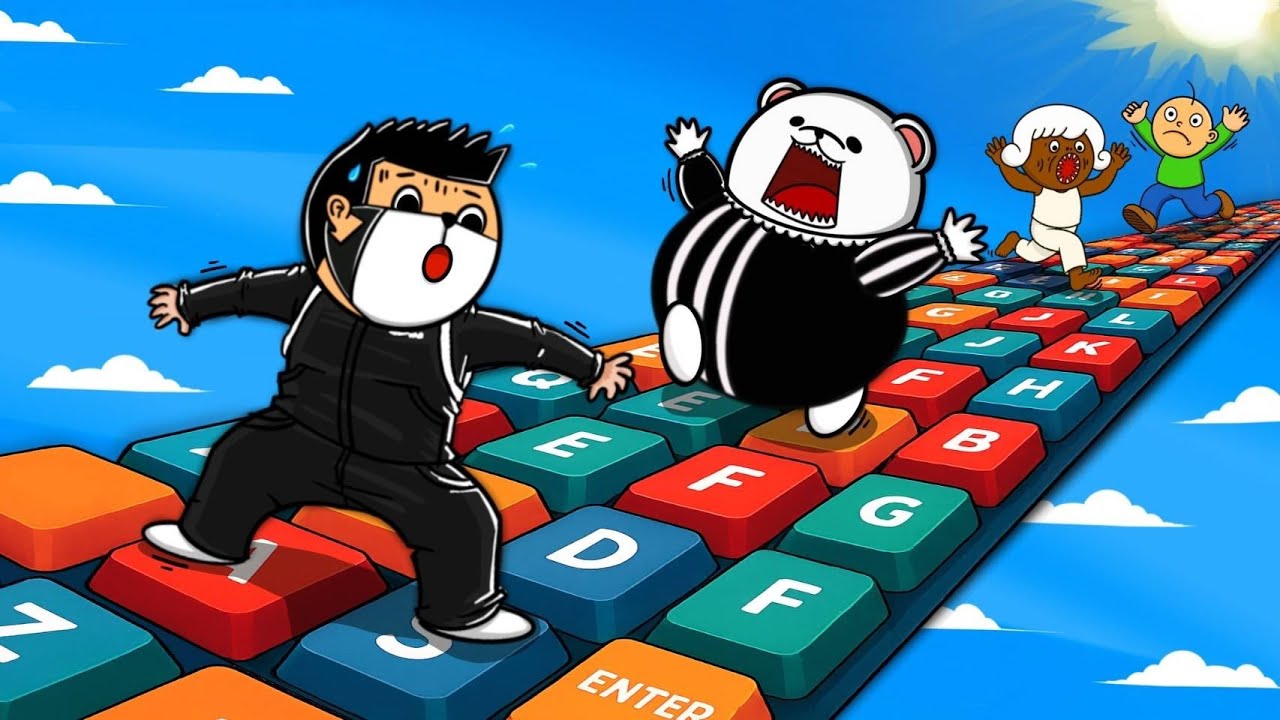 กระโดดข้ามคีย์บอร์ด ใครจะรอดบ้าง? ⌨️ Roblox