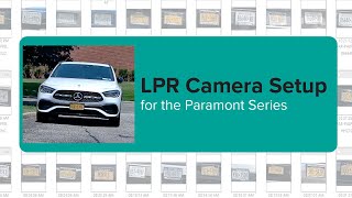 Setting Up Your Paramont License Plate Camera
