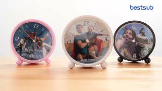 Sublimation Alarm Clock | How to Personalize & Setup?