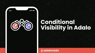 Conditional Visibility in Adalo Profile