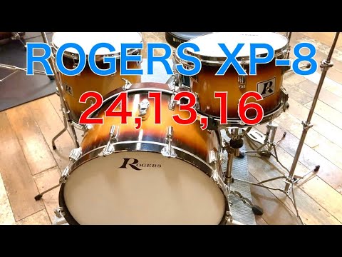 ROGERS XP-8 Drum Kit - YouTube