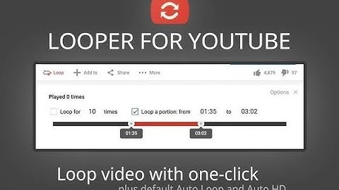 looper extension for youtube