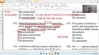 (VIDEO 1) CẬP NHẬT ĐỀ TOEIC READING PART 5 NĂM 2026