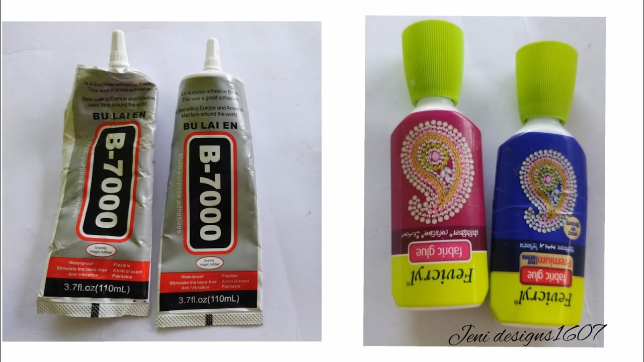 B 7000 glue review and usage #aariwork #b7000glue #fabricglue 📲 7200136177  