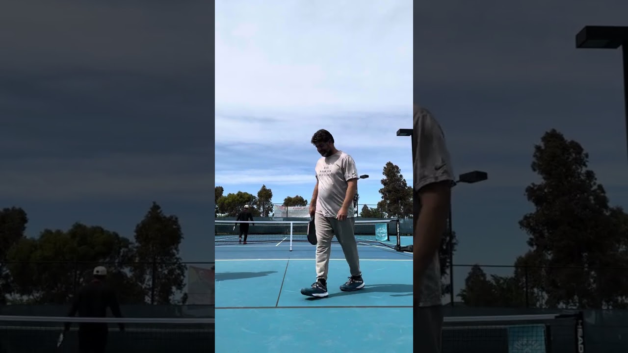 Pickleball Backspin into the Net