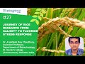 Bioingenecom webinar on journey of rice research from salinity to fluoride stress response