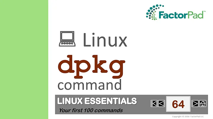 Linux dpkg command summary with examples