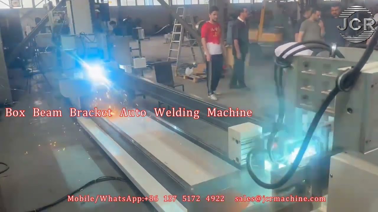 Box Beam Bracket Auto Welding Machine for Pallet Rack System