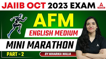 JAIIB October 2023 | JAIIB AFM English Medium Mini Marathon Part 2