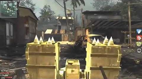 MW3 Multiplayer Gameplay UMP Kill Confirmed on Village (Modern Warfare 3)