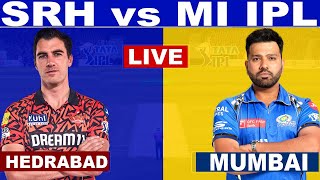 Live SRH Vs MI 55th T20 Match | Cricket Match Today | MI vs SRH live 2nd innings #live